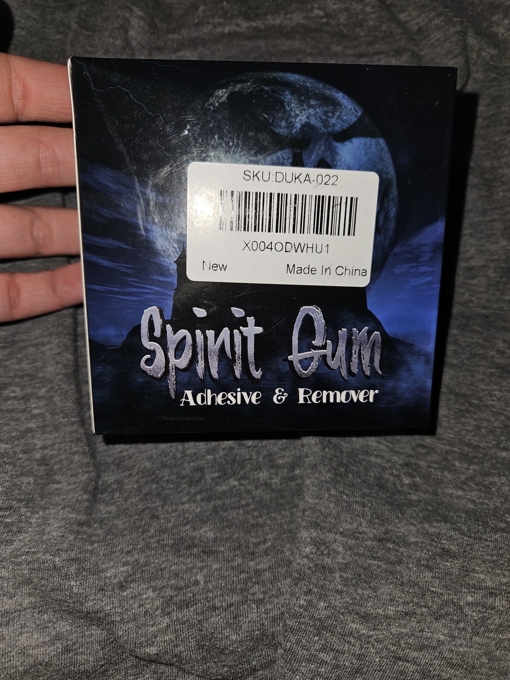 Spirit Gum Adhesive & Remover - Gray/Black Packaging